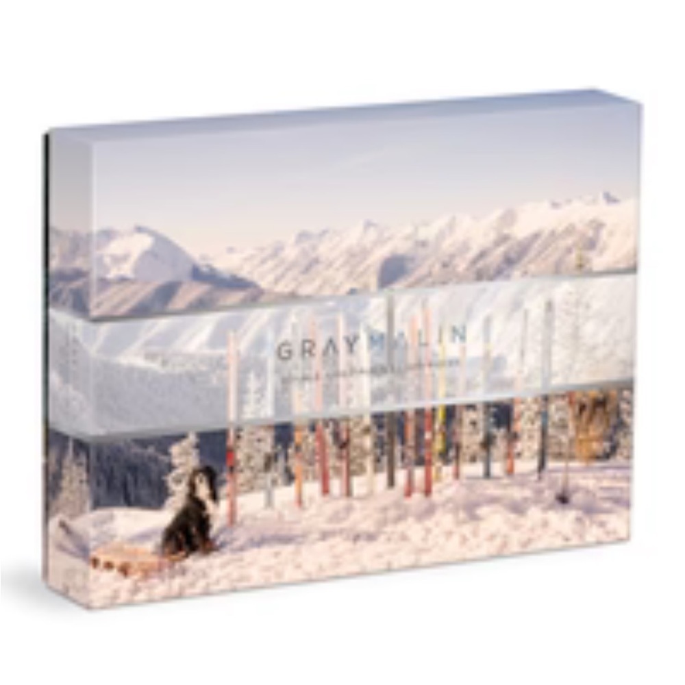 Gray Malin The Winter 500 Piece Double-Sided Puzzle, New